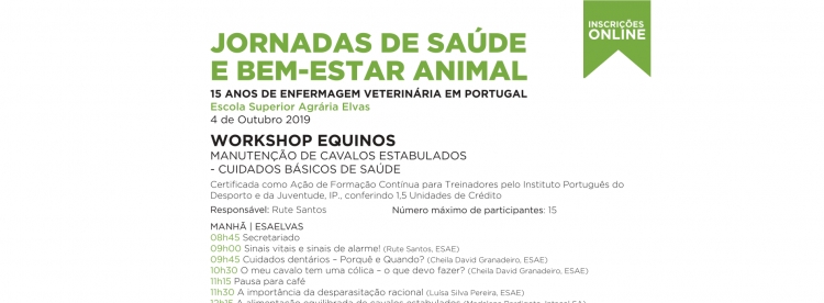 Jornadas bem estar animal