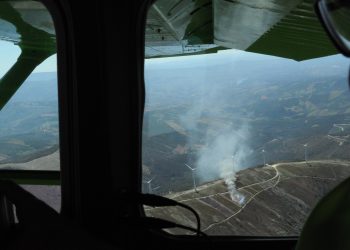 avião incêndios