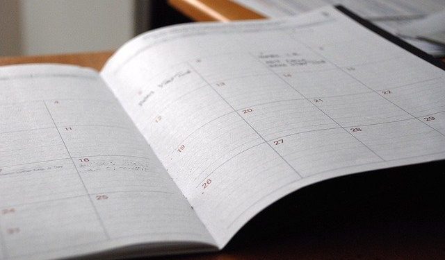 calendario agenda