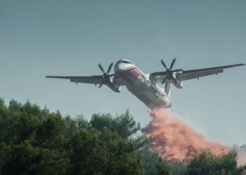 aviao incendio