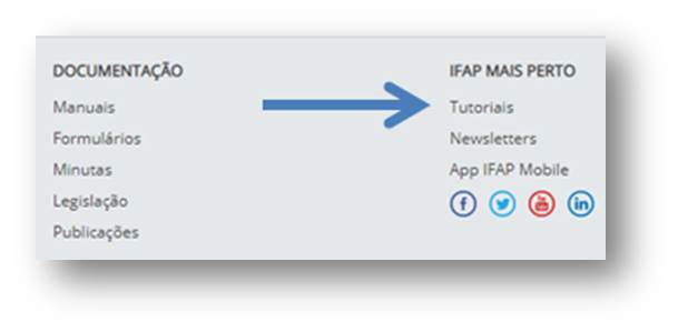 Página Tutoriais
