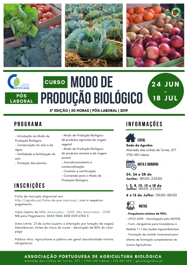 Curso Modo de Produção Biológico