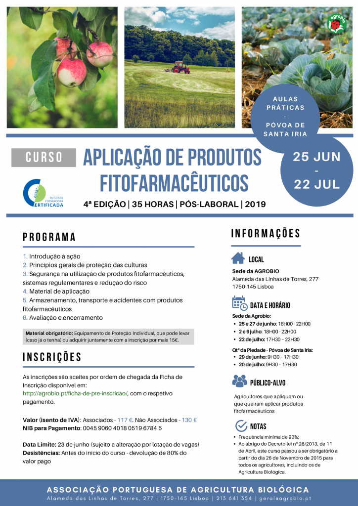 Aplicação de produtos fitofarmaceuticos