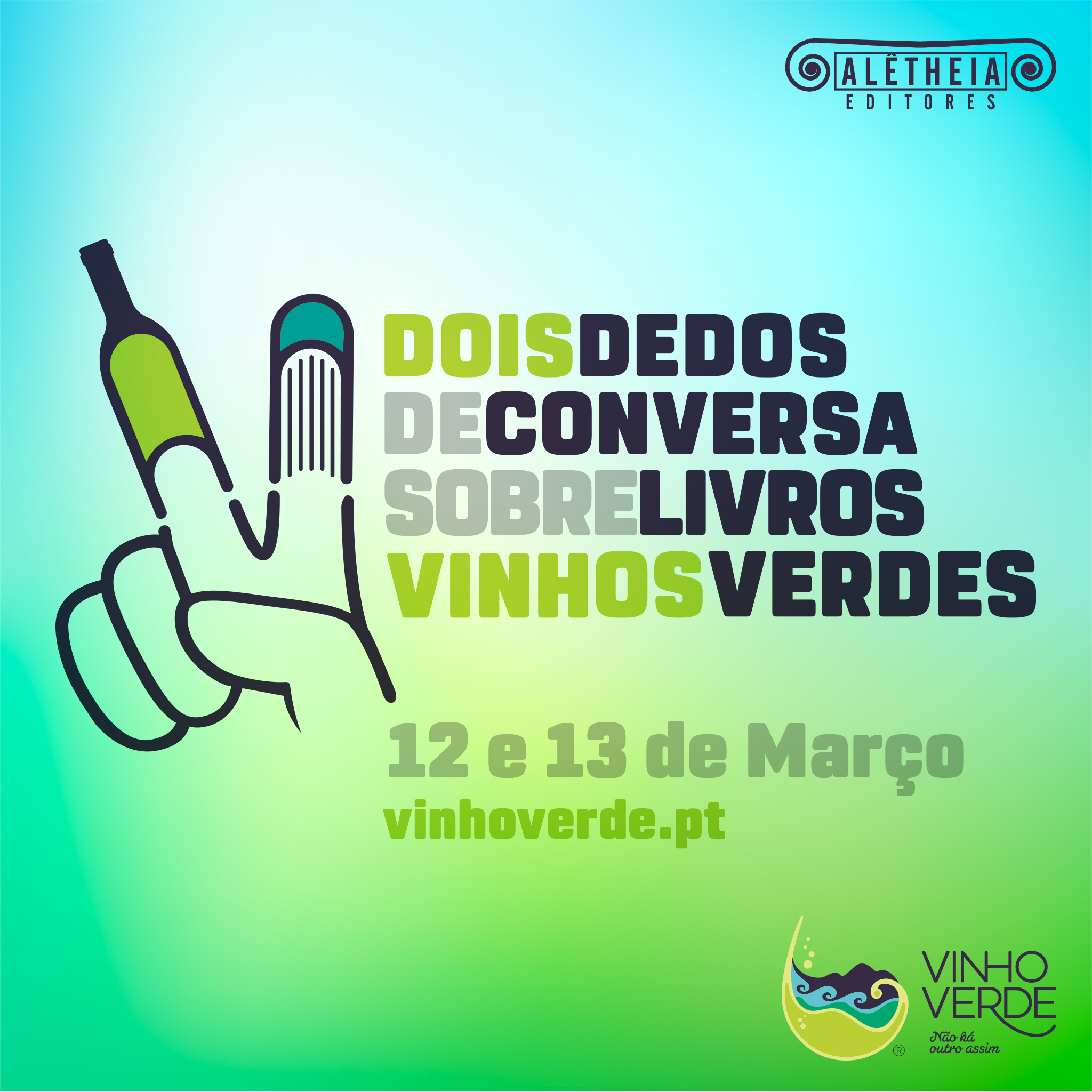 conversa sobre livros e vinhos verdes