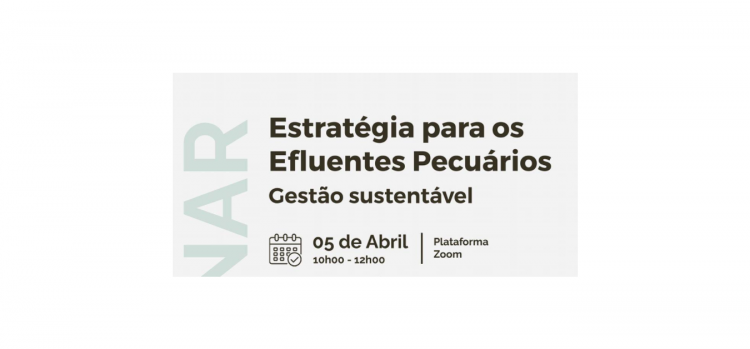 Webinar Efluentes Pecuários Gestão Sustentável