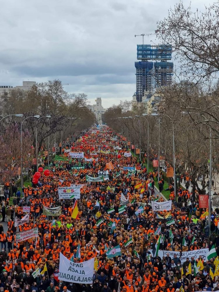 protesto Madrid