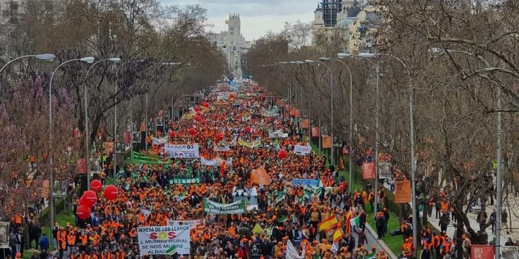 protesto Madrid