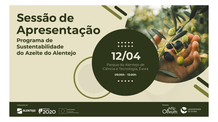 Sessão de Apresentação do Programa de Sustentabilidade do Azeite do Alentejo (PSAA)