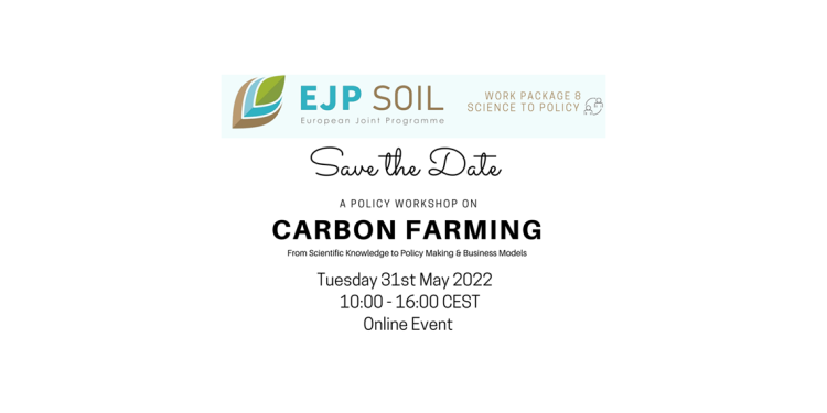 EJP SOIL Workshop on Carbon Farming