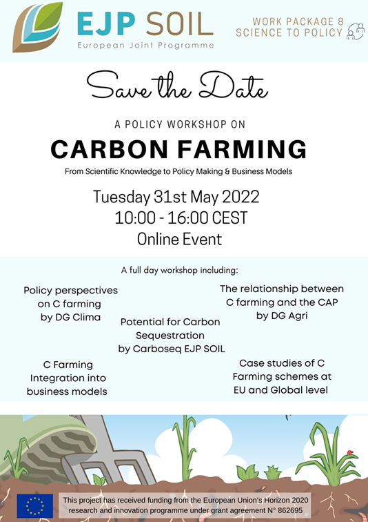 EJP SOIL Workshop on Carbon Farming 