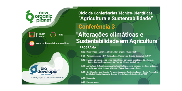 Alterações climáticas e Sustentabilidade em Agricultura