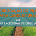 prorrogação prazo apoio excecional crise