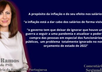 Comentário semanal da Deputada Sónia Ramos, aos microfones da Rádio Campanário.