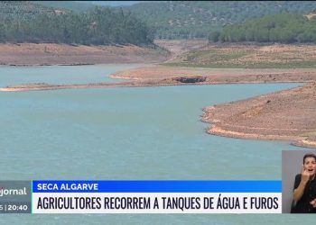 arragem da Bravura sem água para a agricultura