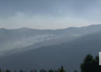 Incêndio na Serra da Estrela