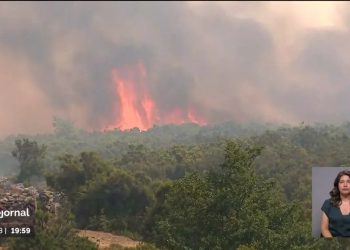 Incêndio voltou a ameaçar o Parque Natural do Alvão