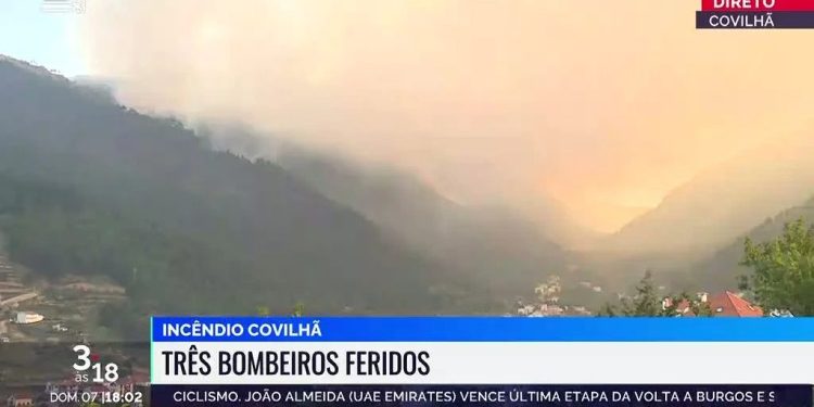 fumo incendios covilha