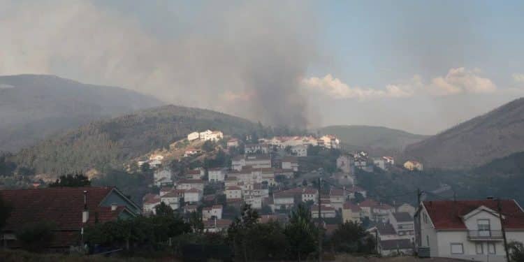 Incêndio na Serra da Estrela