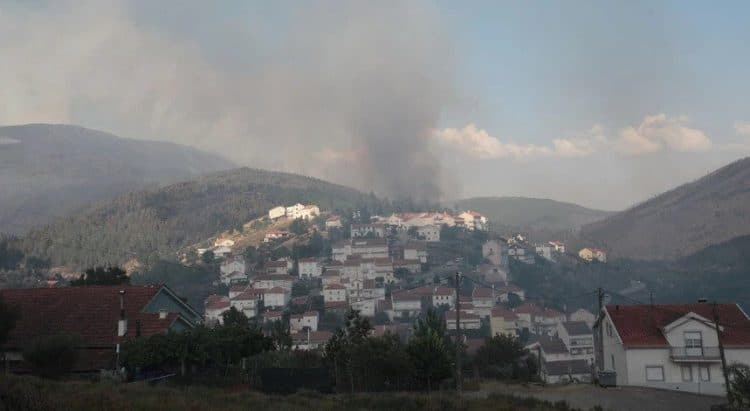Incêndio na Serra da Estrela