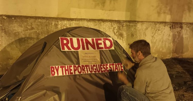 agricultor em greve de fome voltou a ser internado