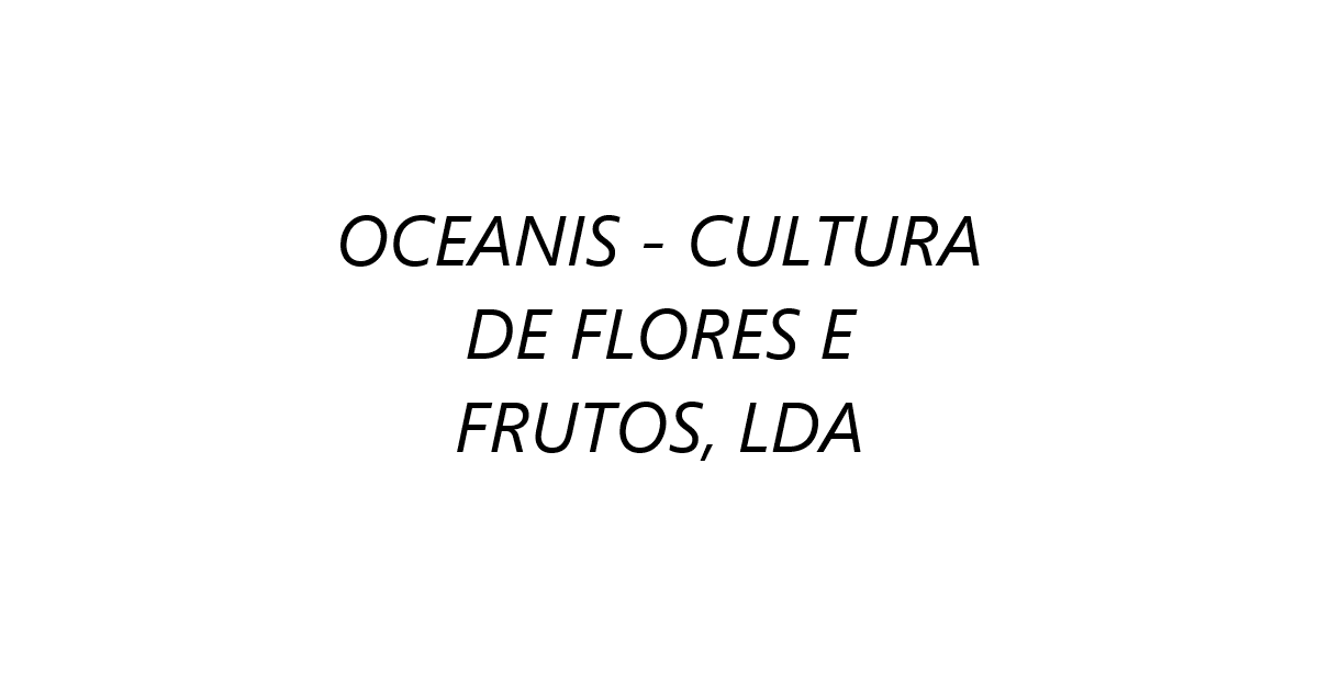 Oferta de Estágio: Oceanis - Engenheiro Agrónomo - Odemira