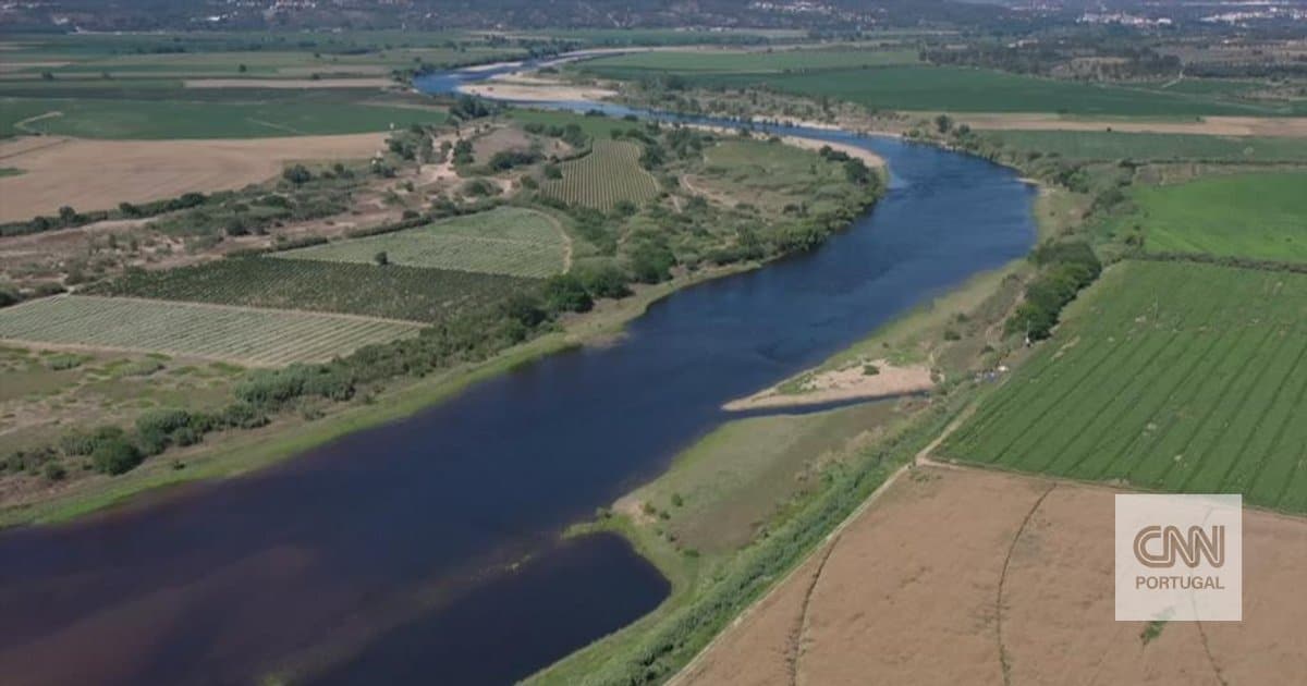 Tejo transborda. Rio com caudais típicos de uma cheia de inverno