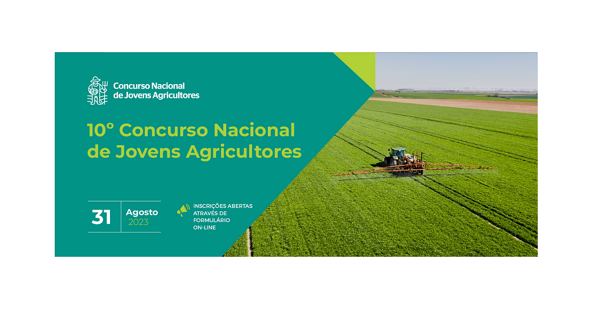 Inscrições para o X Concurso Nacional de Jovens Agricultores até 31 de Agosto