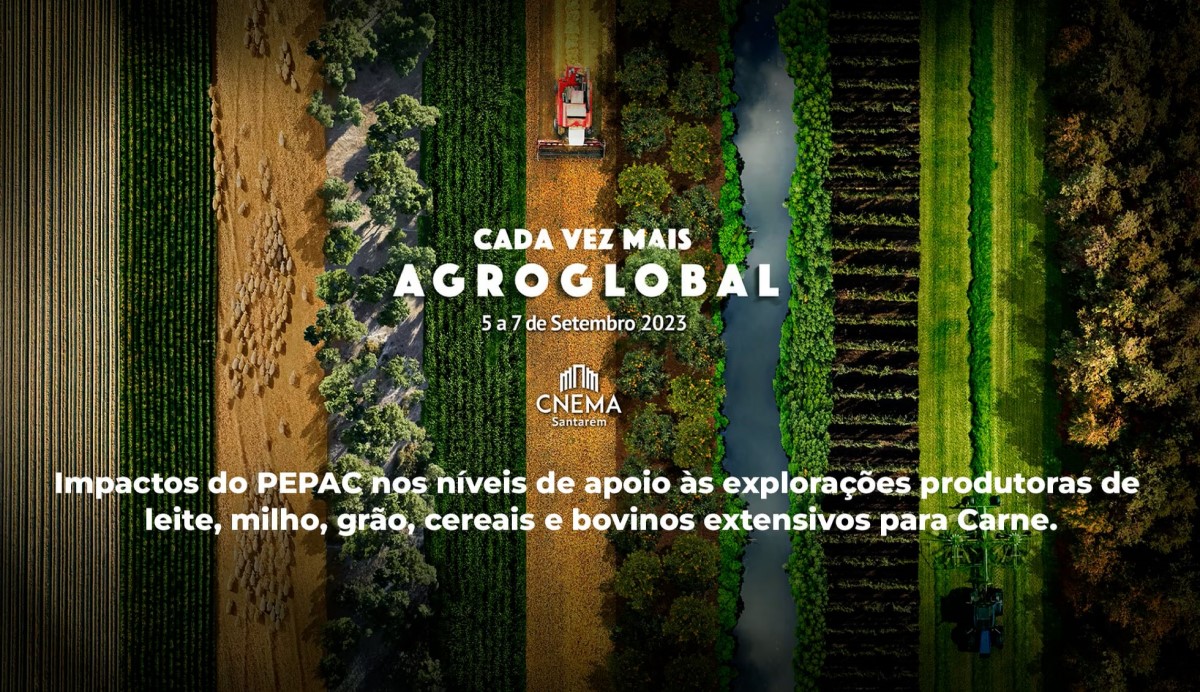 Live Agroglobal: Impactos do PEPAC nos níveis de apoio às explorações produtoras de leite, milho, grão, cereais e bovinos extensivos para Carne