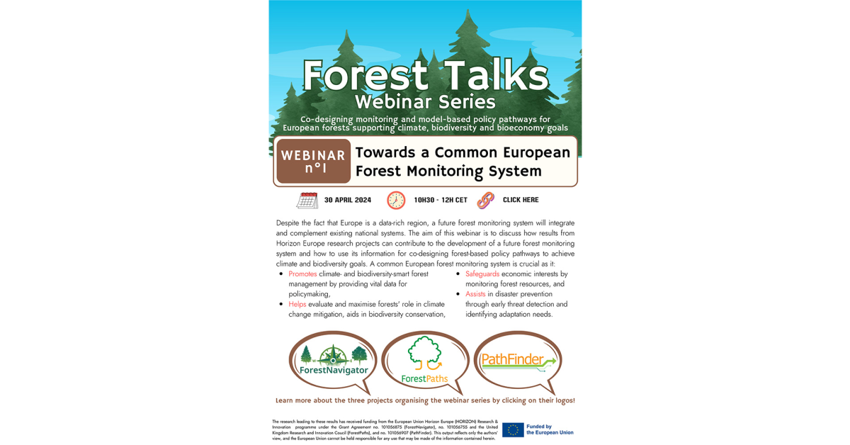 Forest Talks: Rumo a uma sistema de monitorização florestal comum na Europa - 30 de abril