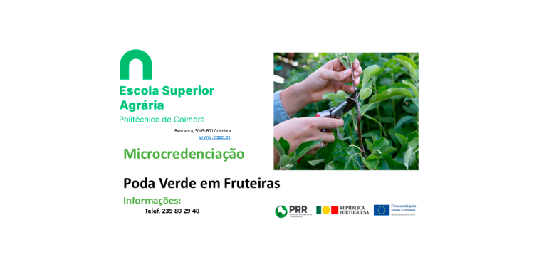 ESAC capacita em Poda Verde: nova microcredenciação para fruticultores
