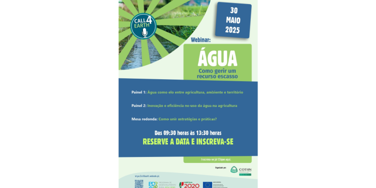 Webinar Call4Earth Como gerir água