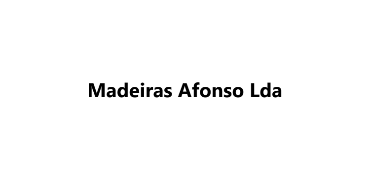 madeiras afonso lda