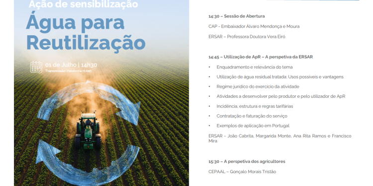 Ação de sensibilização Água para Reutilização-min