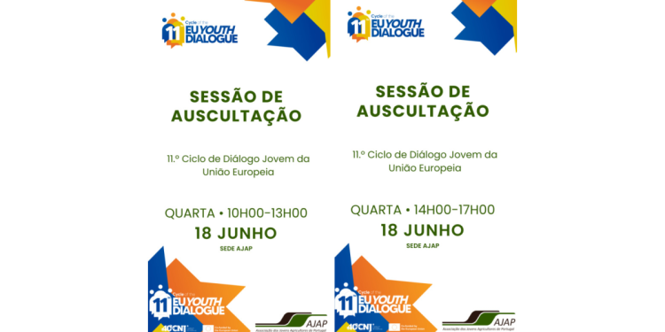 Sessões de auscultação no âmbito do 11.º Ciclo de Diálogo Jovem da UE