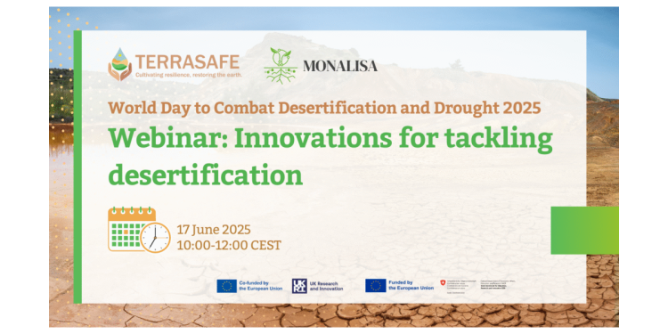Webinar TERRASAFE/MONALISA: Inovações para o combate à desertificação