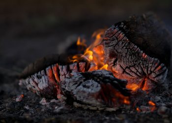 fogo cinzas carvao