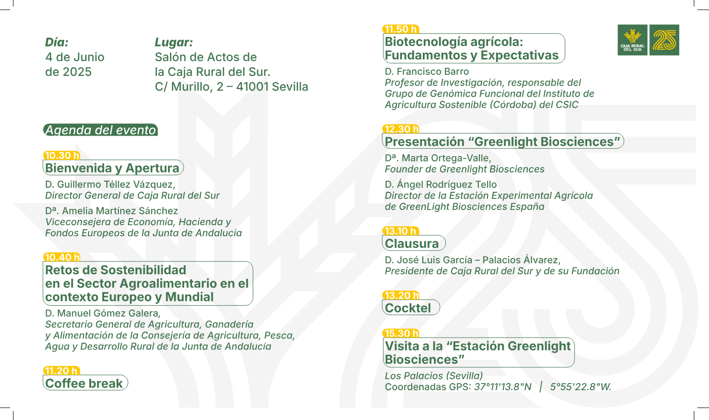 Jornada Greeenlight Biosciences