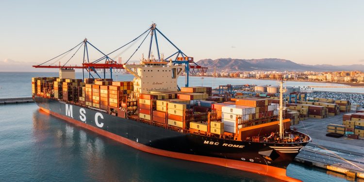 navio contentores mar