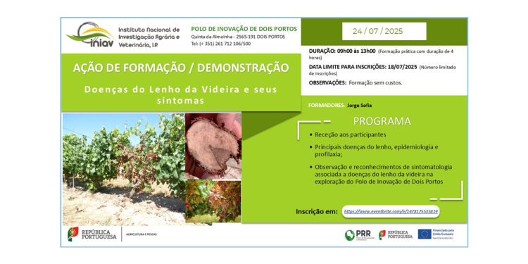 Ação de Formação Doenças do lenho da videira
