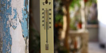termómetro calor