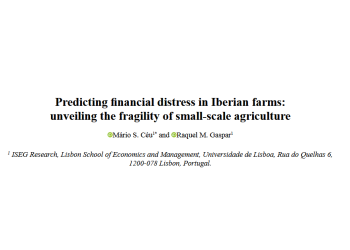 financial distress iberian farms